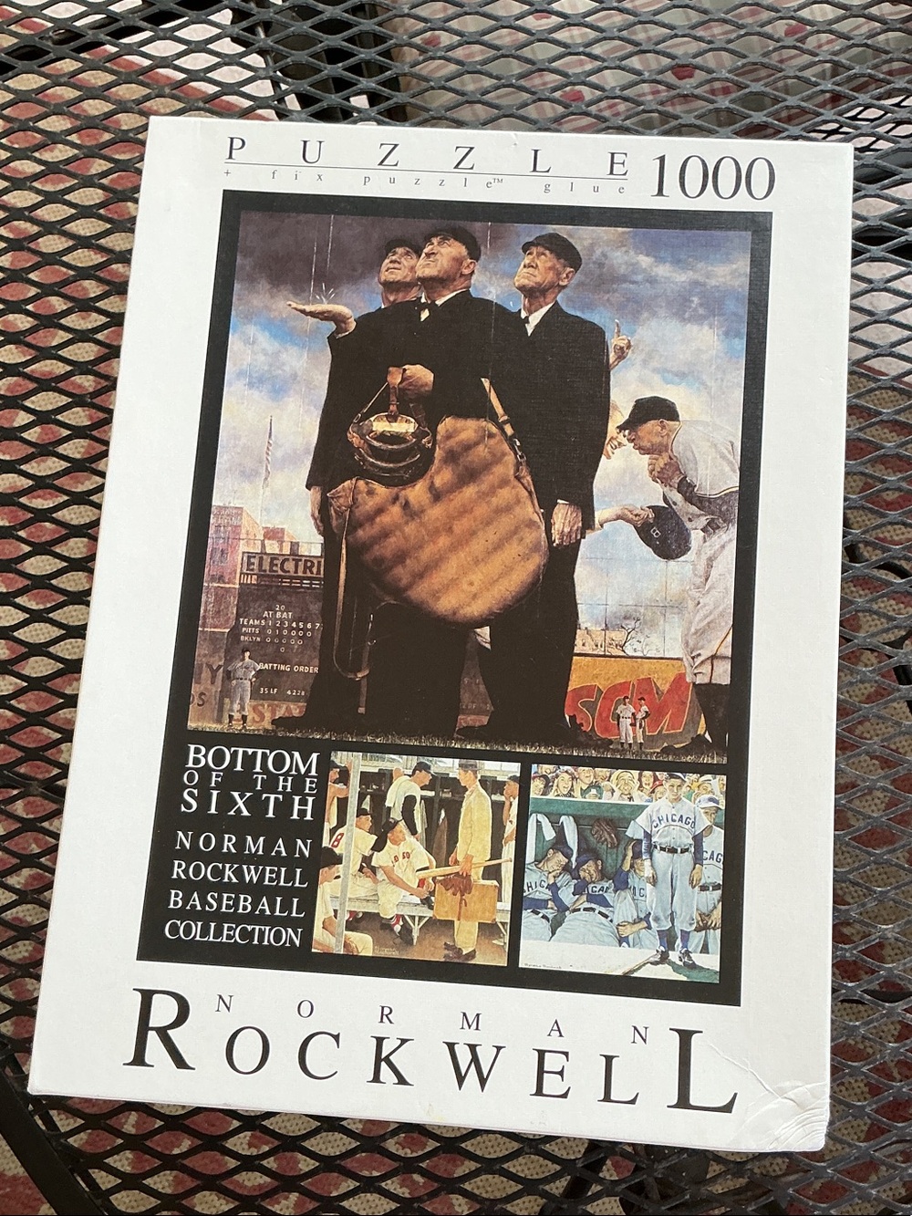 Norman Rockwell "Bottom of the Sixth" Puzzle